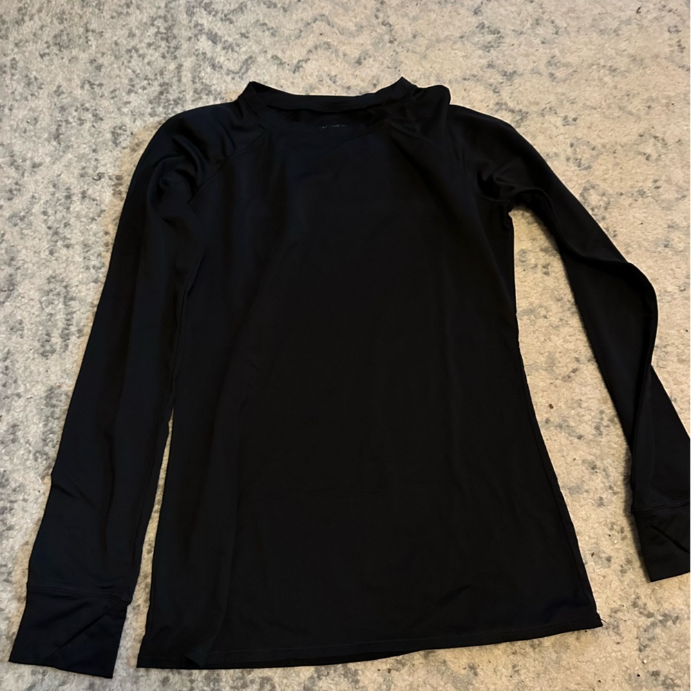 Warm Essentials Black Thermal Top
